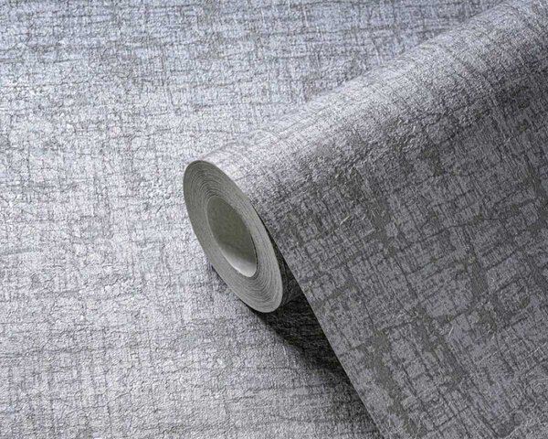 A.S. Création | Vliesová tapeta na zeď Smart Surfaces 39564-2 | 0,53 x 10,05 m | šedá