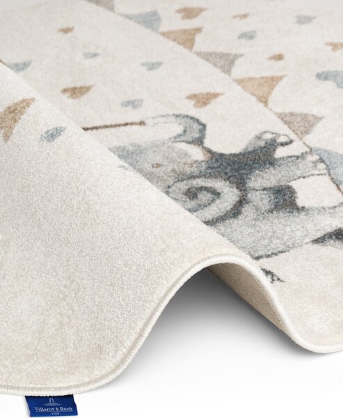 Villeroy & Boch, Dětský kusový koberec Villeroy & Boch Boho Kids 106303 Cream Multicolor kruh, 160x160 (průměr) kruh, bílá, vícebarevná, dětský pokoj