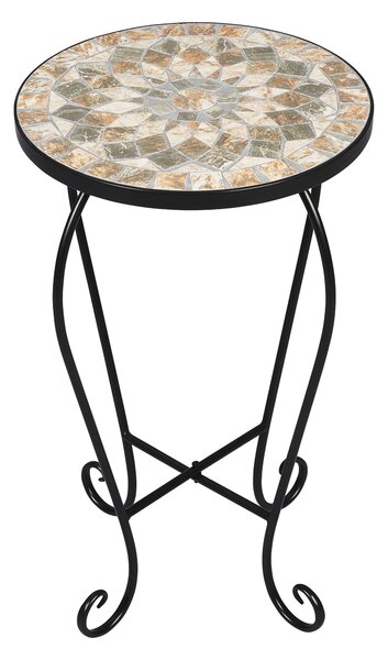 LIVARNO home Odkládací stolek s mozaikou (kulatá) (100362024001)