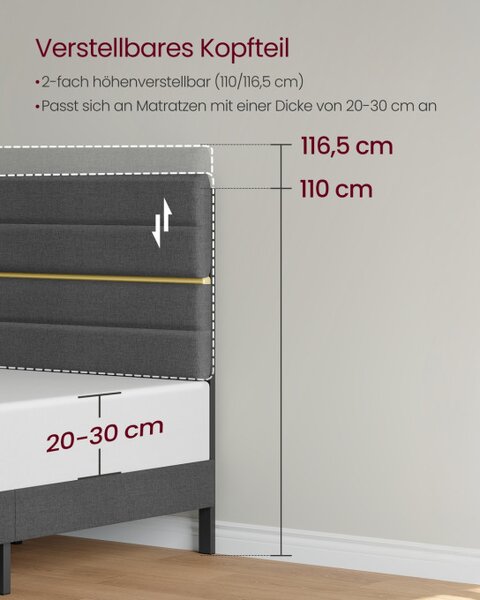 Čalouněná postel 90 cm RMB502GN01