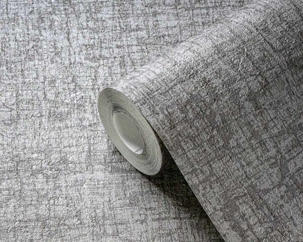 A.S. Création | Vliesová tapeta na zeď Smart Surfaces 39564-4 | 0,53 x 10,05 m | šedá