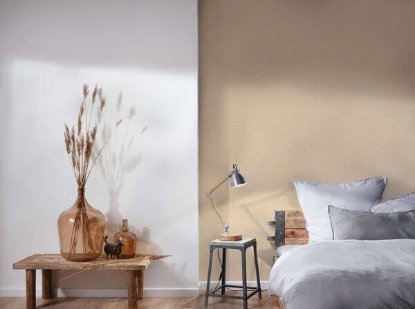 A.S. Création | Vliesová tapeta na zeď Smart Surfaces 39565-6 | 0,53 x 10,05 m | béžová, meruňková