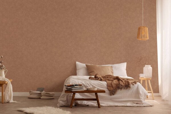 A.S. Création | Vliesová tapeta na zeď Smart Surfaces 39566-8 | 0,53 x 10,05 m | hnědá