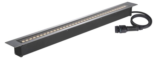 LA 1007196 DASAR® 1200 svítidlo pro vestavbu do země, 34 W, 3000 K, IP65/IP67, čtvercové, nerezová ocel - BIG WHITE (SLV)