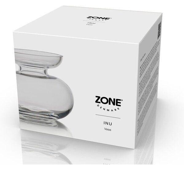 Skleněná ručně vyrobená váza (výška 9 cm) Inu – Zone
