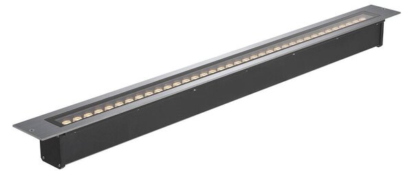LA 1007196 DASAR® 1200 svítidlo pro vestavbu do země, 34 W, 3000 K, IP65/IP67, čtvercové, nerezová ocel - BIG WHITE (SLV)
