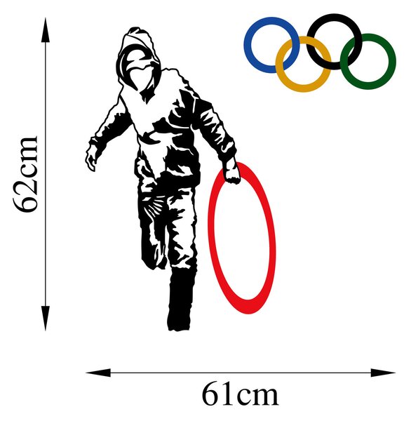 ASIR Nástěnná dekorace OLYMPIÁDA kov