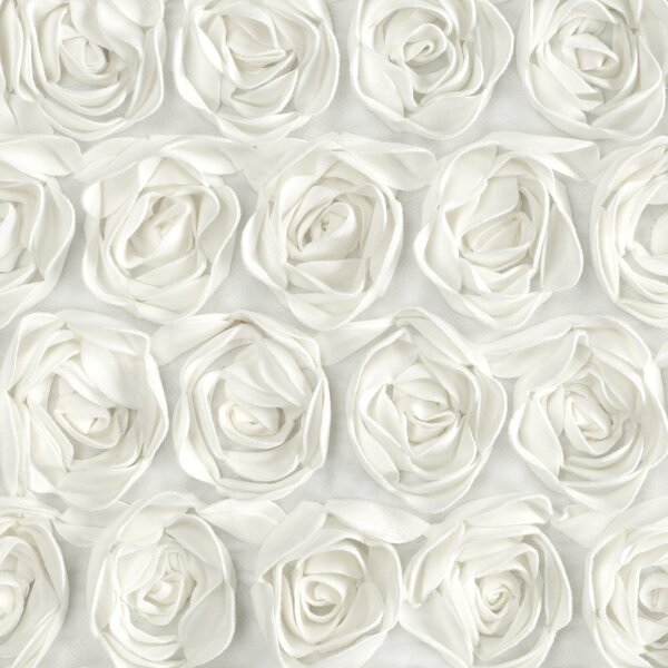 ZATEMŇOVACÍ ZÁVĚS NA KROUŽCÍCH EVA MINGE ROSES13 140X250 CM KRÉMOVÁ