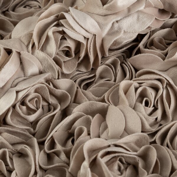 ZATEMŇOVACÍ ZÁVĚS NA PÁSCE EVA MINGE ROSES13 140X270 CM TMAVĚBÉŽOVÁ