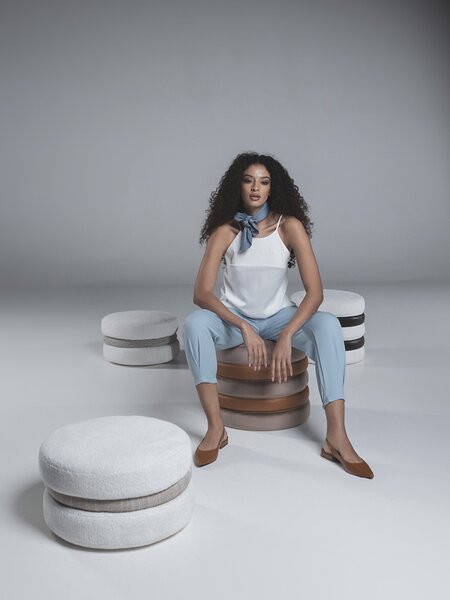 CALIA ITALIA - Pouf MACARON