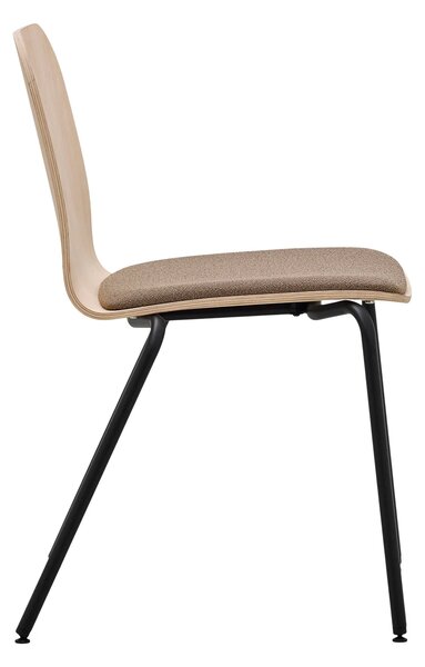RIM - Židle LAMBDA WOOD LA 4012.090 s čalouněným sedákem