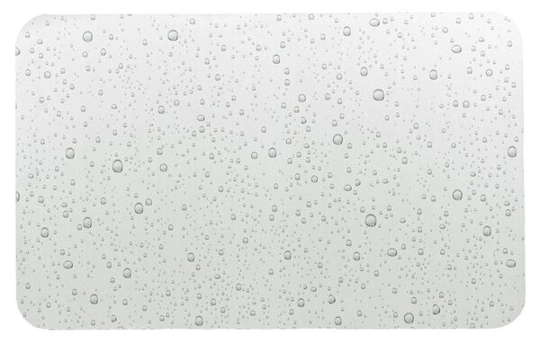 Světle šedá koupelnová předložka 50x120 cm Splash – douceur d'intérieur
