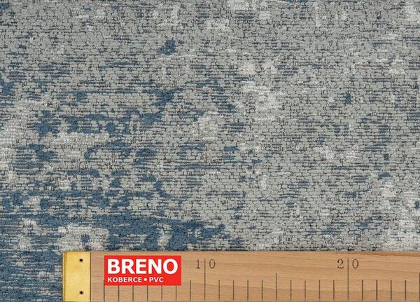 Breno Kusový koberec ORIGINS 500 03/F920, 67x130 cm, Modrá