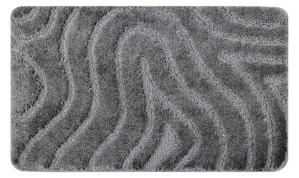 Koupelnový kobereček SUPREME WAVES vlny, šedý