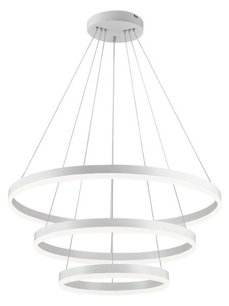 Toolight - Závěsná stropní lampa Vegas LED s dálkovým ovládáním - bílá - APP657