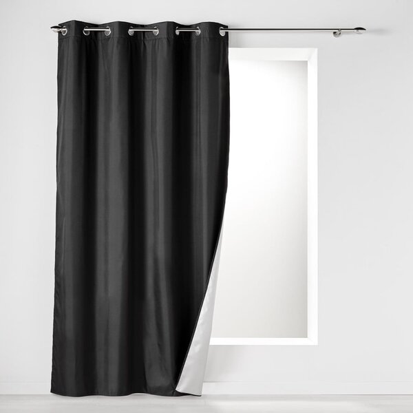 Černý termo závěs 140x260 cm Icemount – douceur d'intérieur