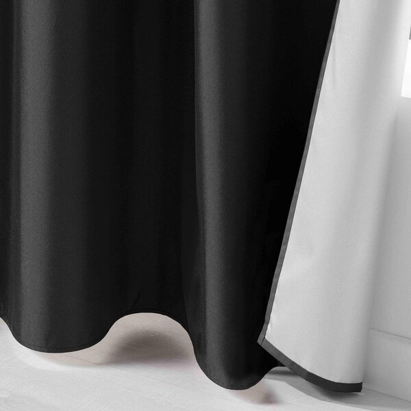 Černý termo závěs 140x260 cm Icemount – douceur d'intérieur