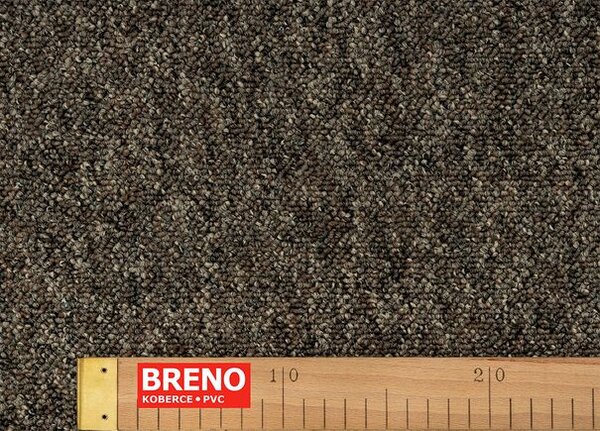 Breno Metrážový koberec IMAGO 97 hnědý, šíře 400 cm, Hnědá