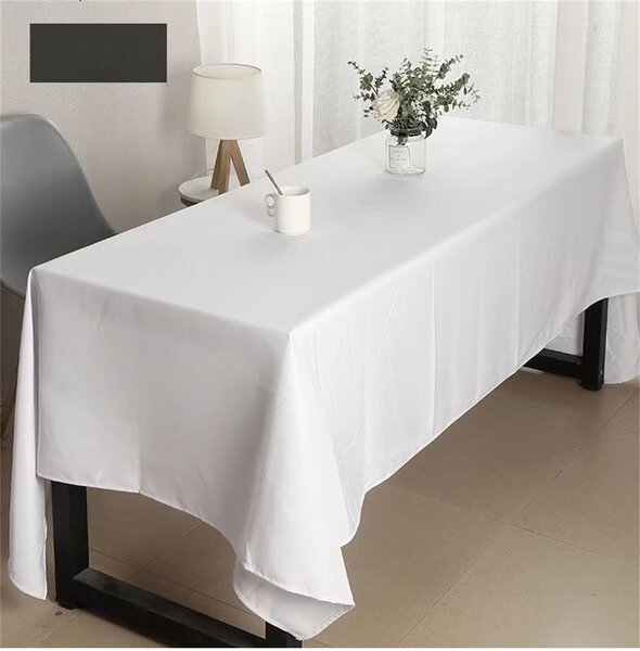 Bavlissimo Ubrus bílá materiál polyester rozměr: 90 x 90 cm