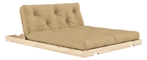 Světle hnědá rozkládací pohovka 145 cm Flip – Karup Design