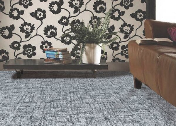 Breno Metrážový koberec DOBRO 95 (Ultratex), šíře 400 cm, Šedá/Vícebarevné