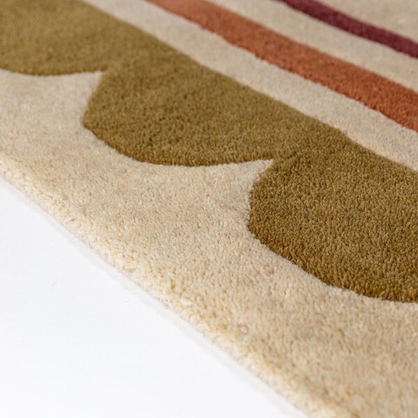 Ručně tkaný vlněný koberec v přírodní barvě 120x170 cm Lois – Flair Rugs