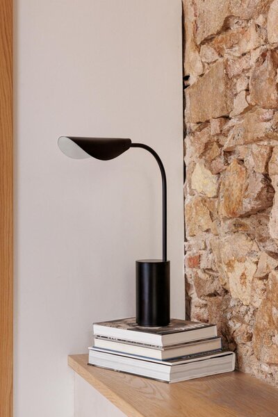 LIGGERA stolní lampa, černá - FARO
