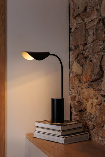 LIGGERA stolní lampa, černá - FARO