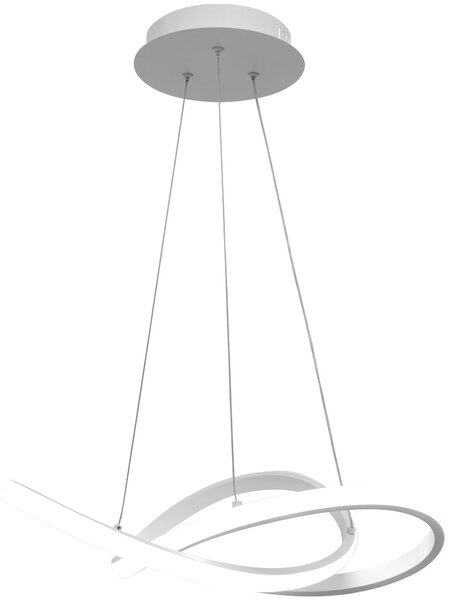 Toolight - Závěsná stropní lampa Lockin LED s dálkovým ovládáním - bílá - APP392-CP