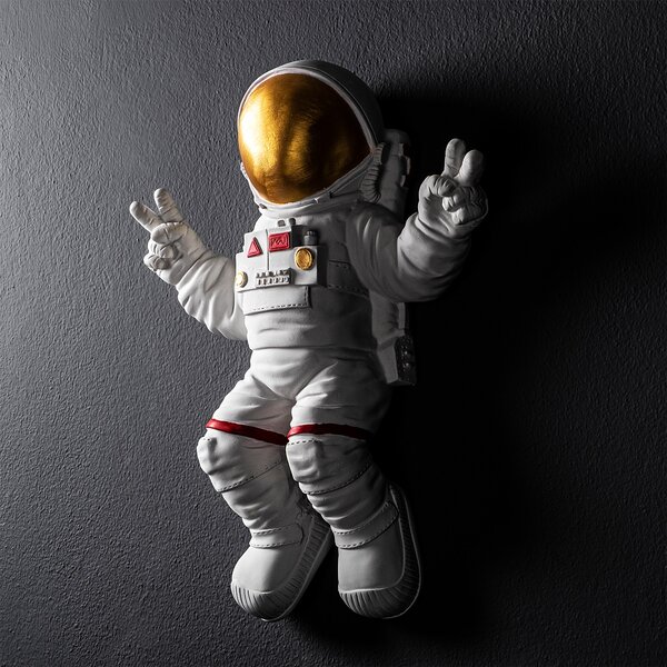 ASIR Nástěnná dekorace YAK-001 astronaut zlatý