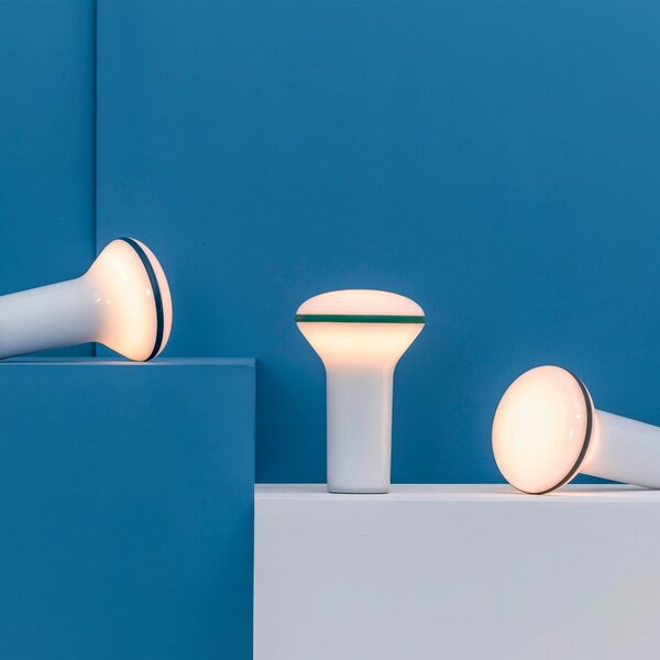 BUDDY přenosná stolní lampa, modrá, 3W - FARO