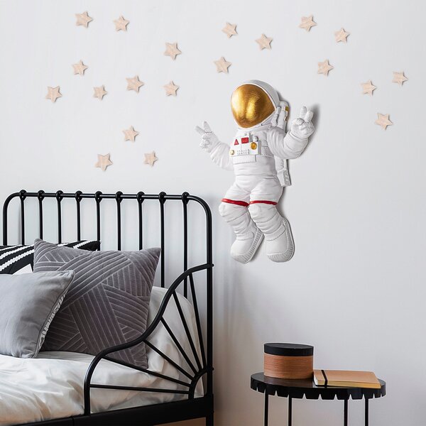 ASIR Nástěnná dekorace YAK-001 astronaut zlatý