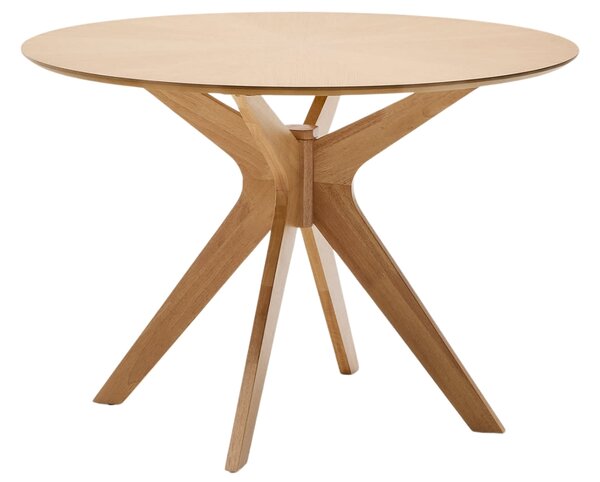 Kave Home Dubový jídelní stůl Naanim ⌀ 100 cm