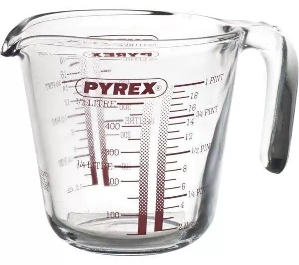 Odměrka sklo Pyrex 500 ml