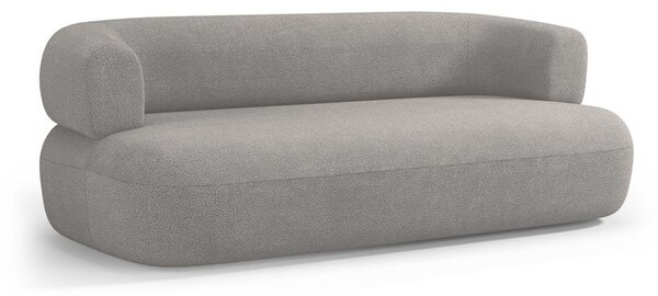 Světle šedá pohovka z textilie bouclé 178 cm Jenny – Micadoni