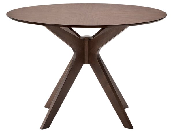 Kave Home Ořechový jídelní stůl Naanim ⌀ 100 cm