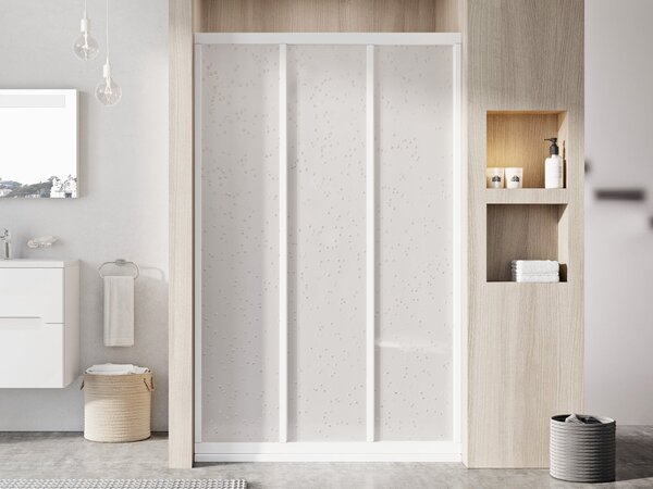 Ravak Supernova sprchové dveře 90 cm posuvné bílá lesk/polystyrenový materiál 00V701R211