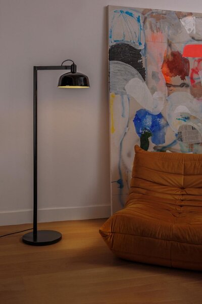 TATAWIN stojací lampa, černá - FARO