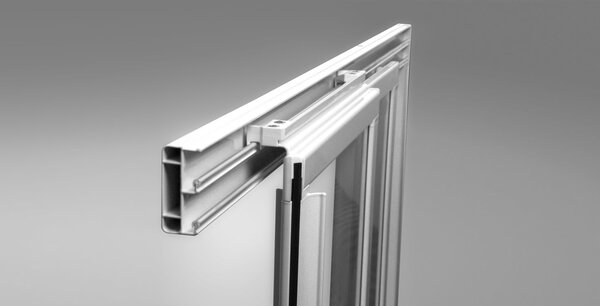Ravak Supernova sprchové dveře 90 cm posuvné bílá lesk/polystyrenový materiál 00V701R211