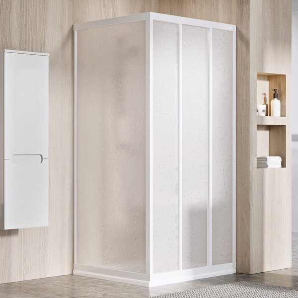 Ravak Supernova sprchové dveře 90 cm posuvné bílá lesk/polystyrenový materiál 00V701R211