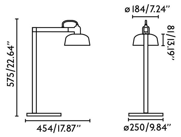 TATAWIN stolní lampa, bílá - FARO