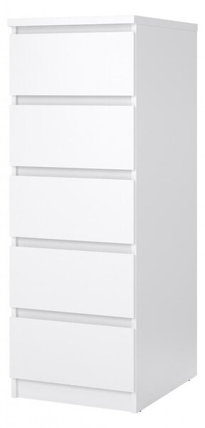 FN Komoda Simplicity 233 bílý lesk