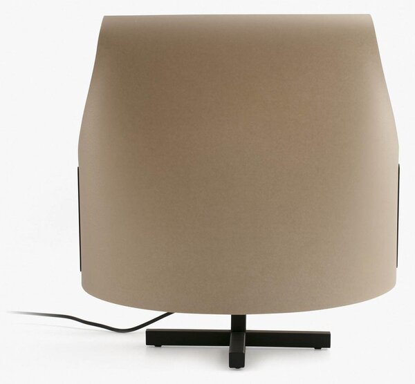 LUANG M stolní lampa, černá/hnědá - FARO