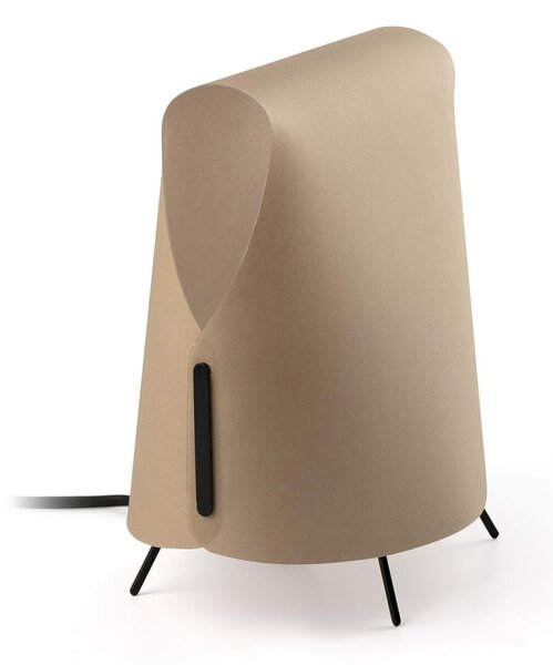 LUANG XS stolní lampa, černá/hnědá - FARO