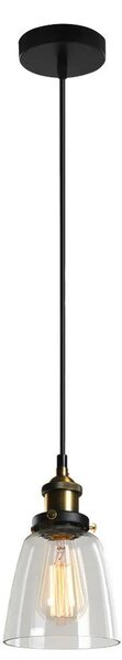 Toolight - Závěsná stropní lampa Verto D - černá - APP048-1CP