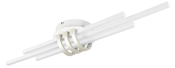 Bílé LED stropní svítidlo 18x81 cm Cinto – Reality