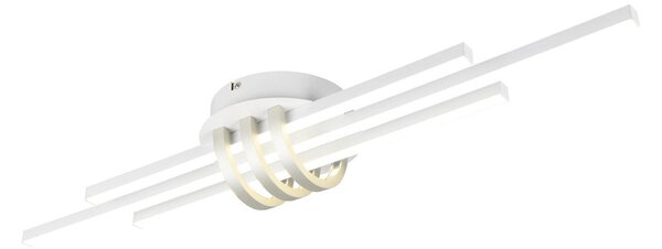 Bílé LED stropní svítidlo 18x81 cm Cinto – Reality