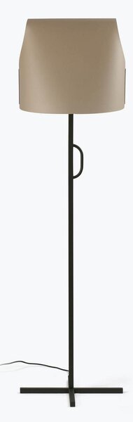 LUANG stojací lampa, černá/hnědá - FARO