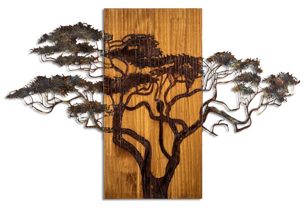 ASIR Nástěnná dřevěná dekorace ACACIA TREE