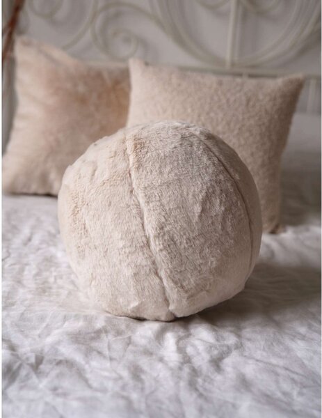 Dekorační polštář z mikroplyše ø 25 cm Top – Mioli Decor